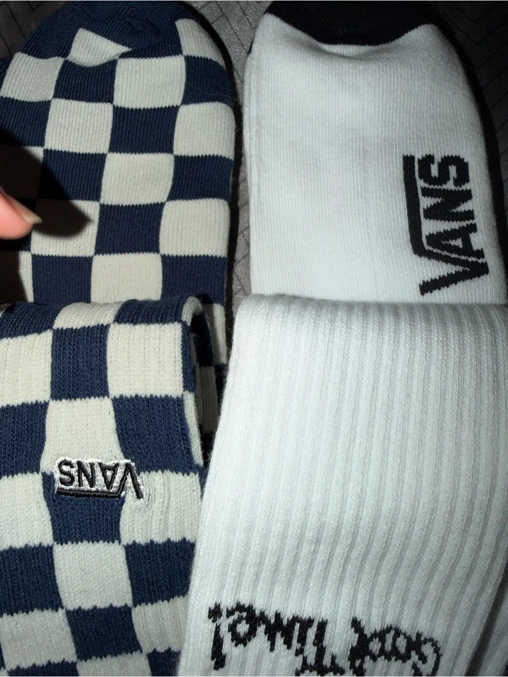 Vans Men’s /teen crew socks 6.5-9 nwt